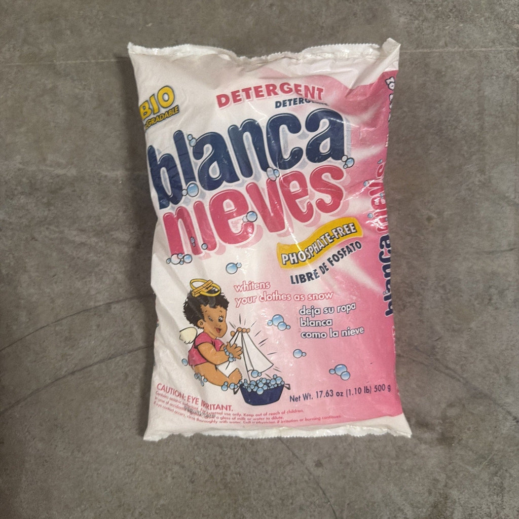 Blanca Nieves Powder Detergent 1.10 lb Biodegradable Phosphate-Free Bright Clean