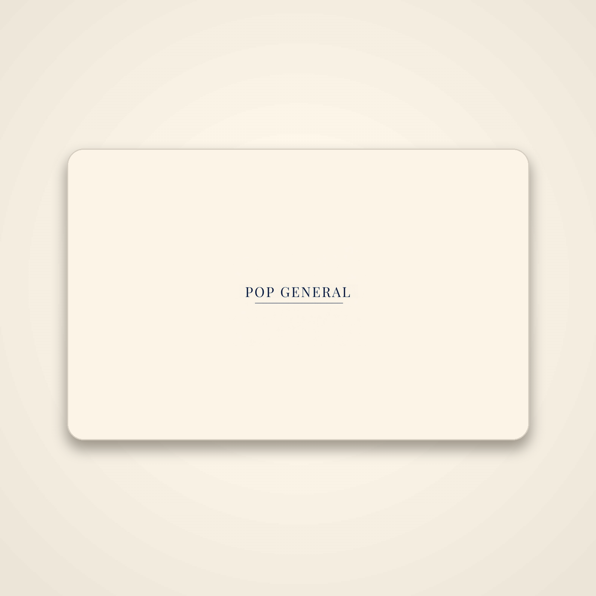 POP Logo Card
