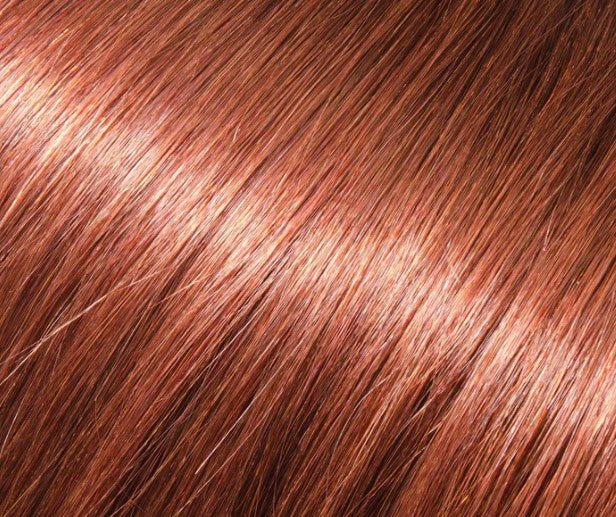 Babe Tape-In Hair Extensions 14" 100% Remy Human Hair Straight, 10 Pcs, 5R Emmie