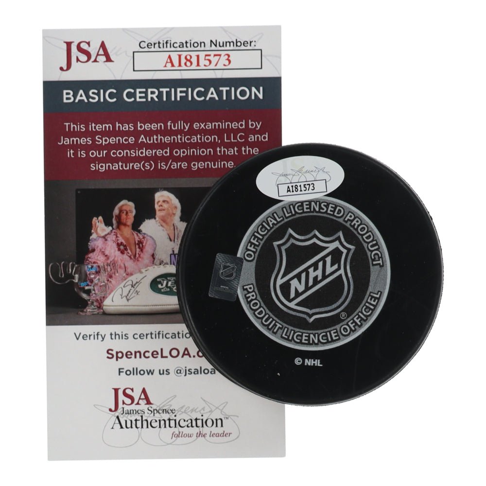 Bo Horvat Signed 2023 All-Star Game Hockey Puck (JSA)