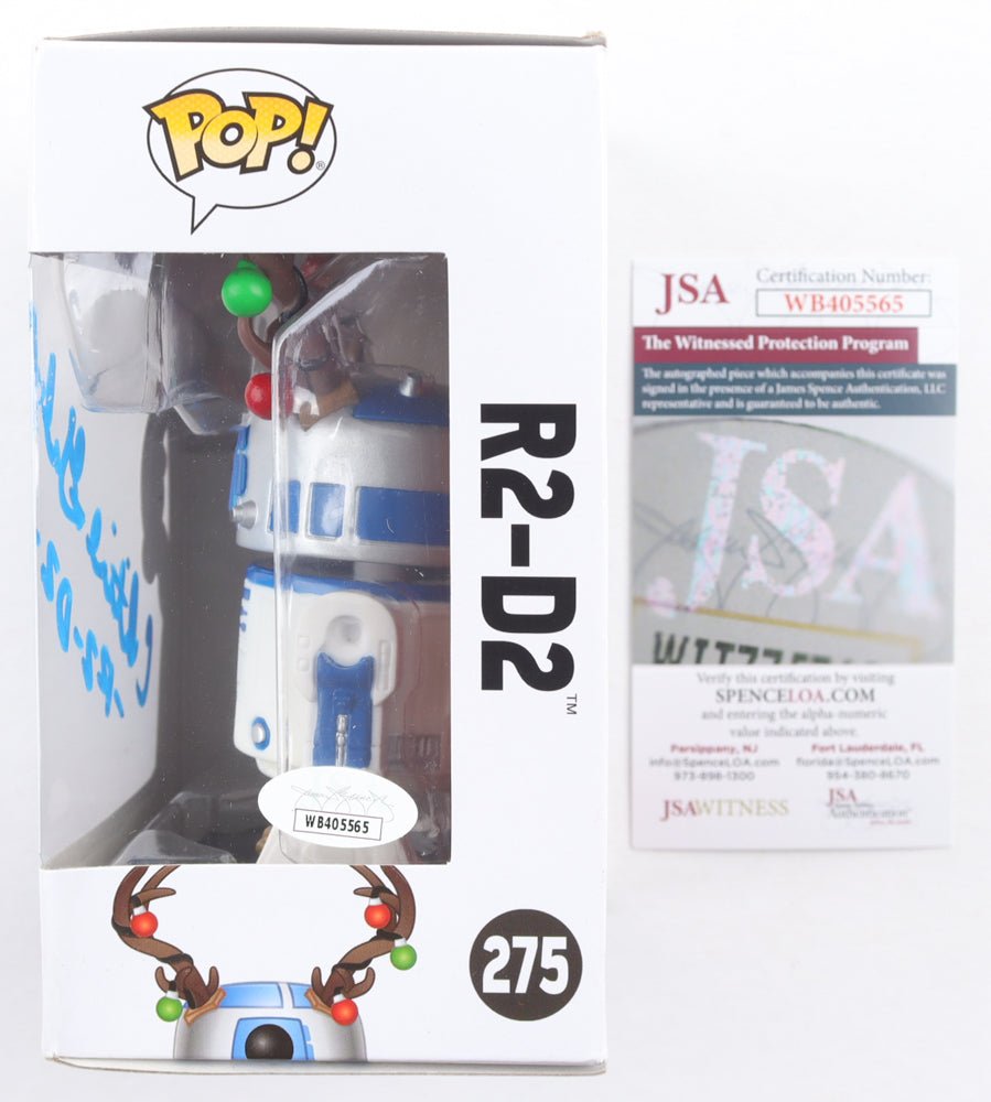 Christine Galey Signed Star Wars #275 R2-D2 Funko Pop! Inscribed "-R2-D2-" (JSA)