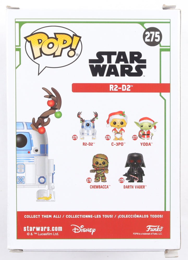 Christine Galey Signed Star Wars #275 R2-D2 Funko Pop! Inscribed "-R2-D2-" (JSA)