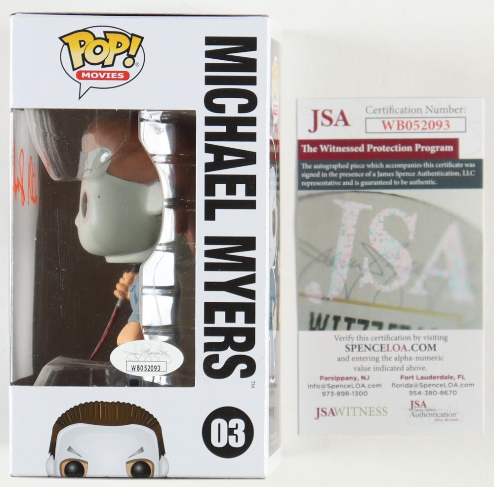 Will Sandin Signed "Michael Myers" #03 Halloween Funko Pop! Vinyl Figure (JSA)