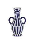 Fancy Home White & Blue Vase